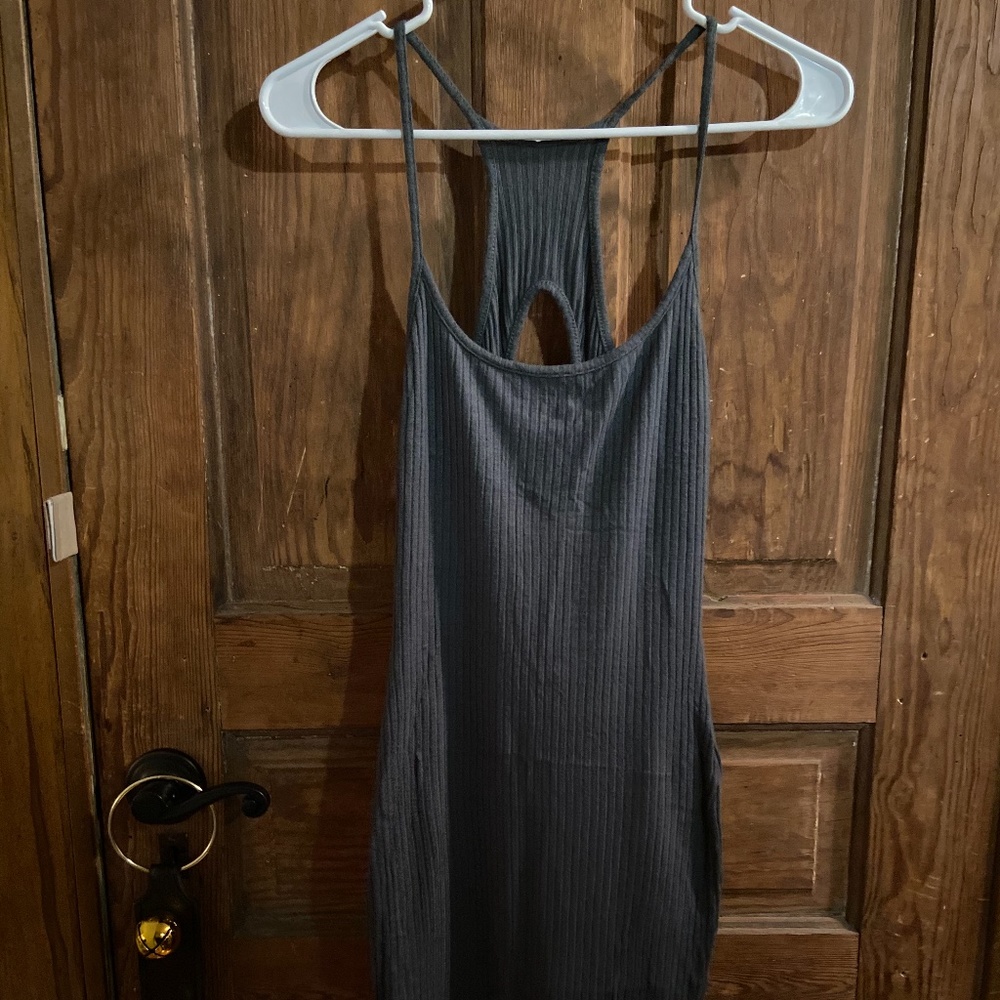 Green/Teal keyhole back bodycon dress size small